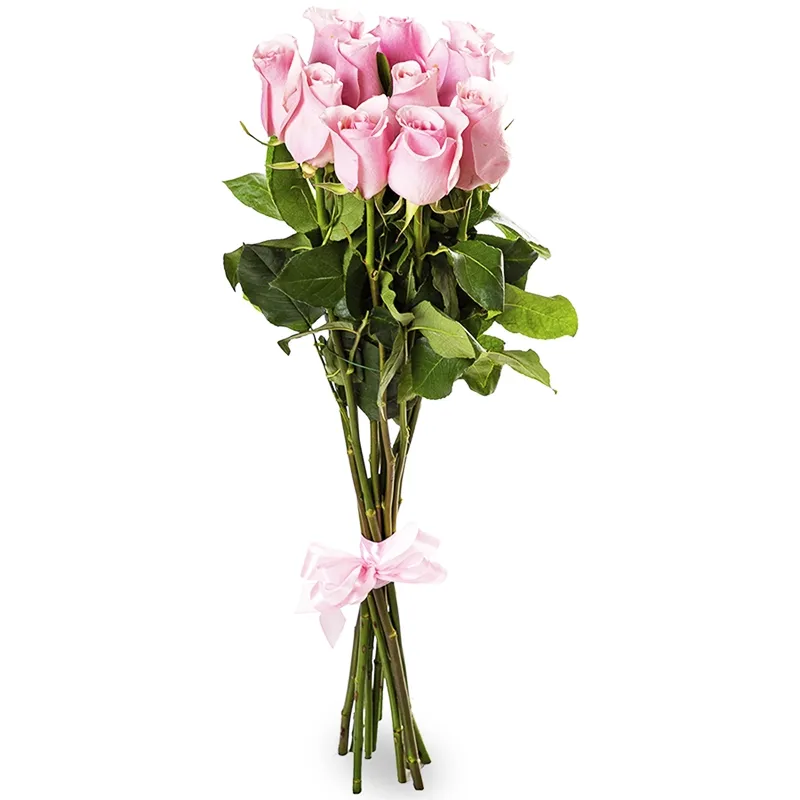 Букет из 11 розовых роз (70 см)
